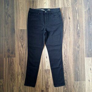 NWT Seven High Rise Skinny Jeans Black Size 12